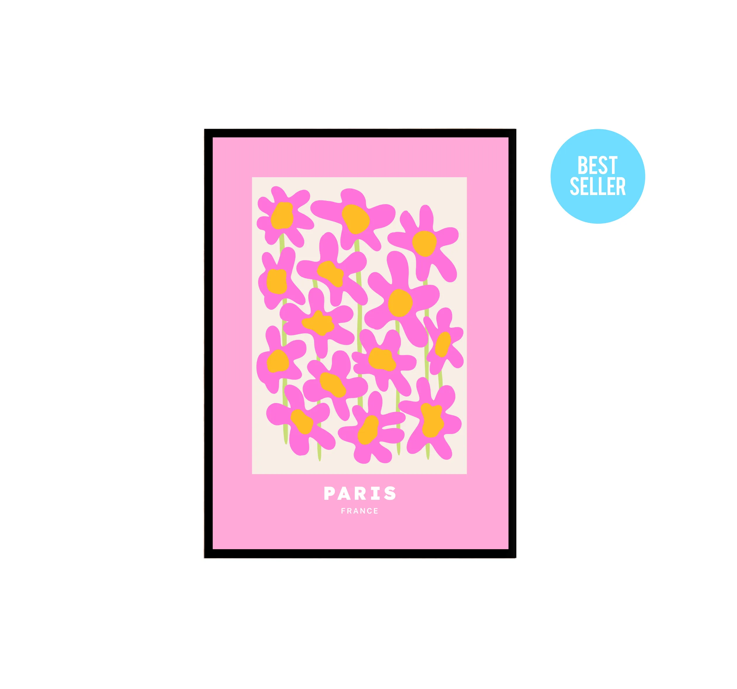 Paris Flower Print