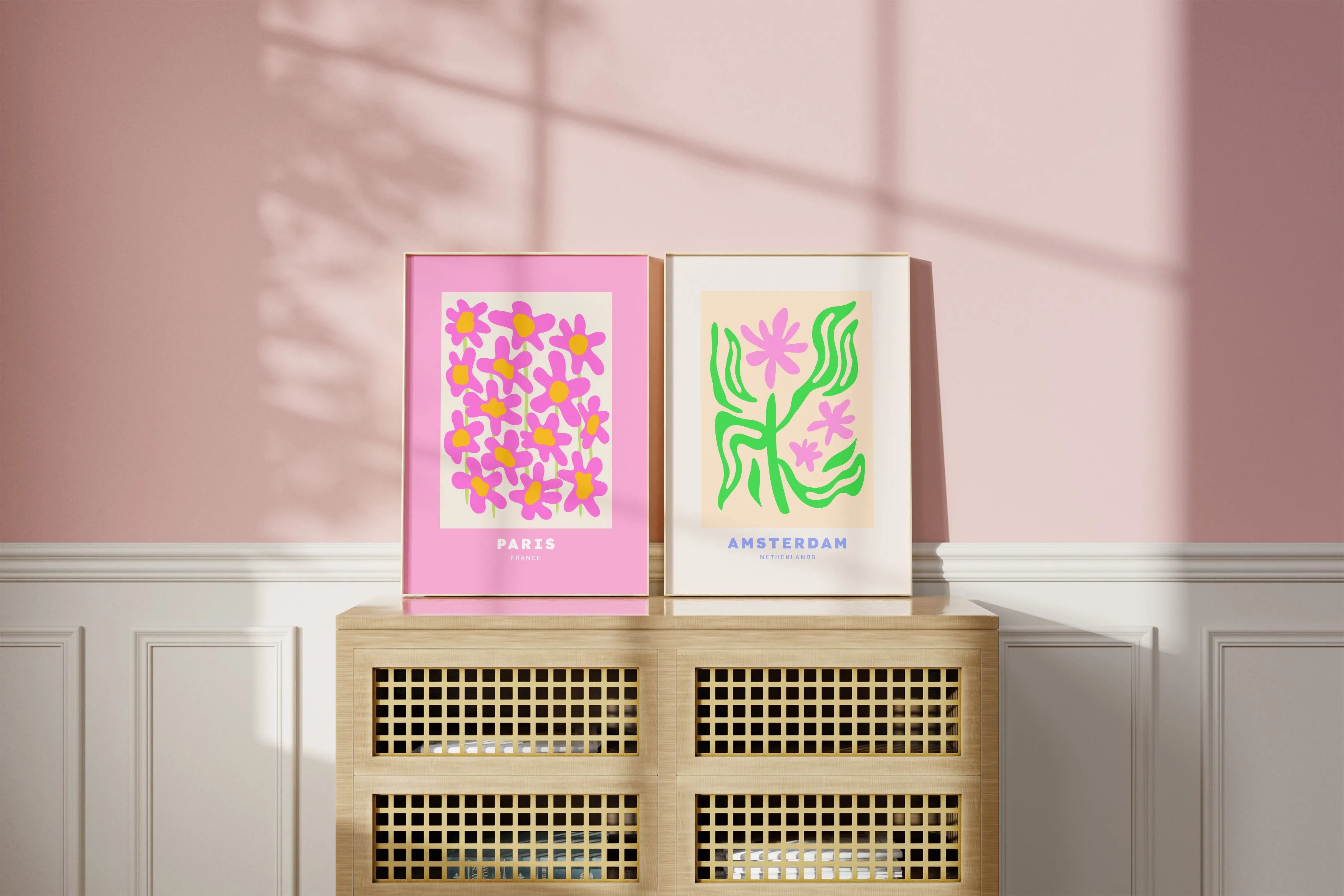Paris Flower Print