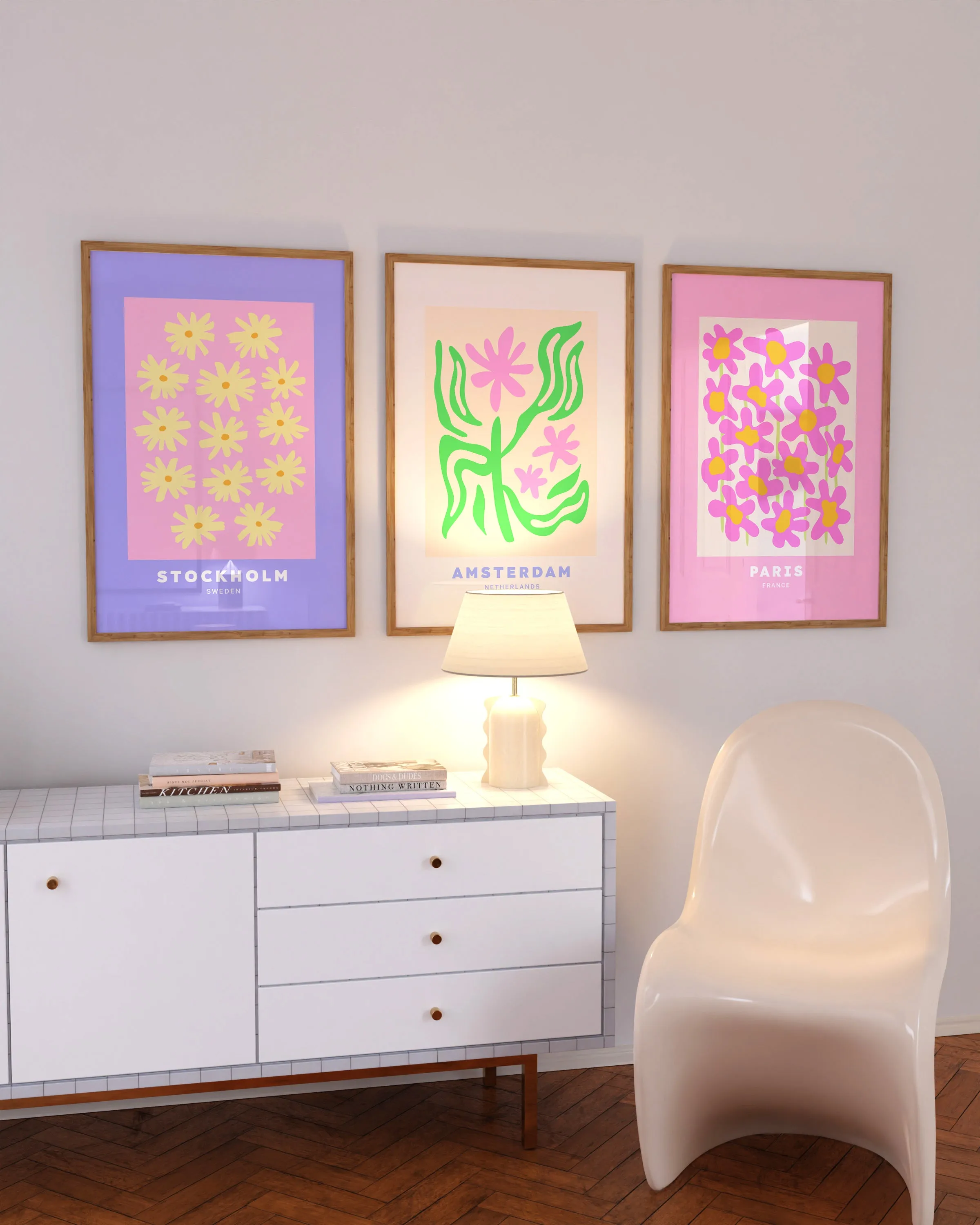 Paris Flower Print