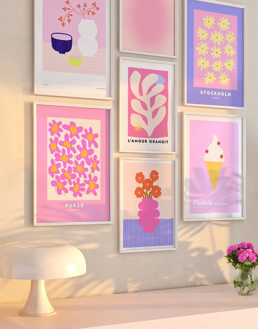 Paris Flower Print