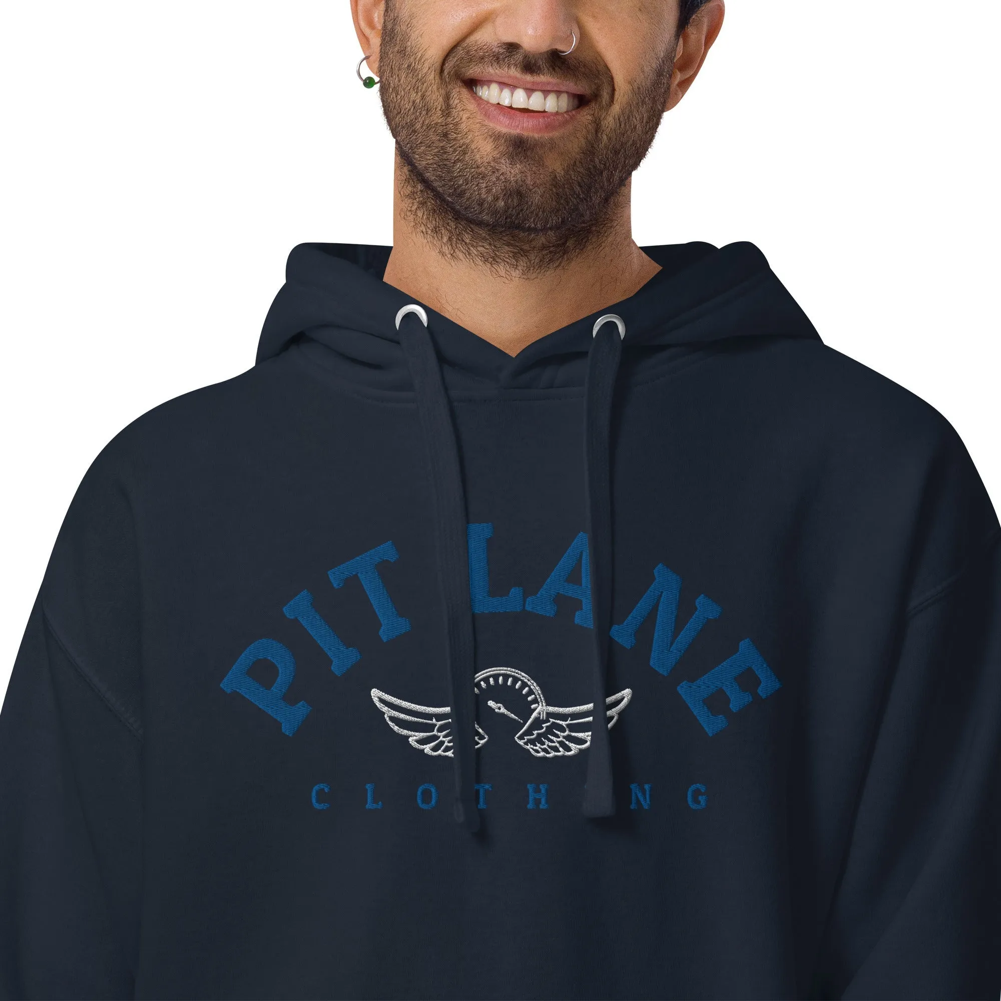PIT LANE CLOTHING Embroidered Heavyweight Hoodie