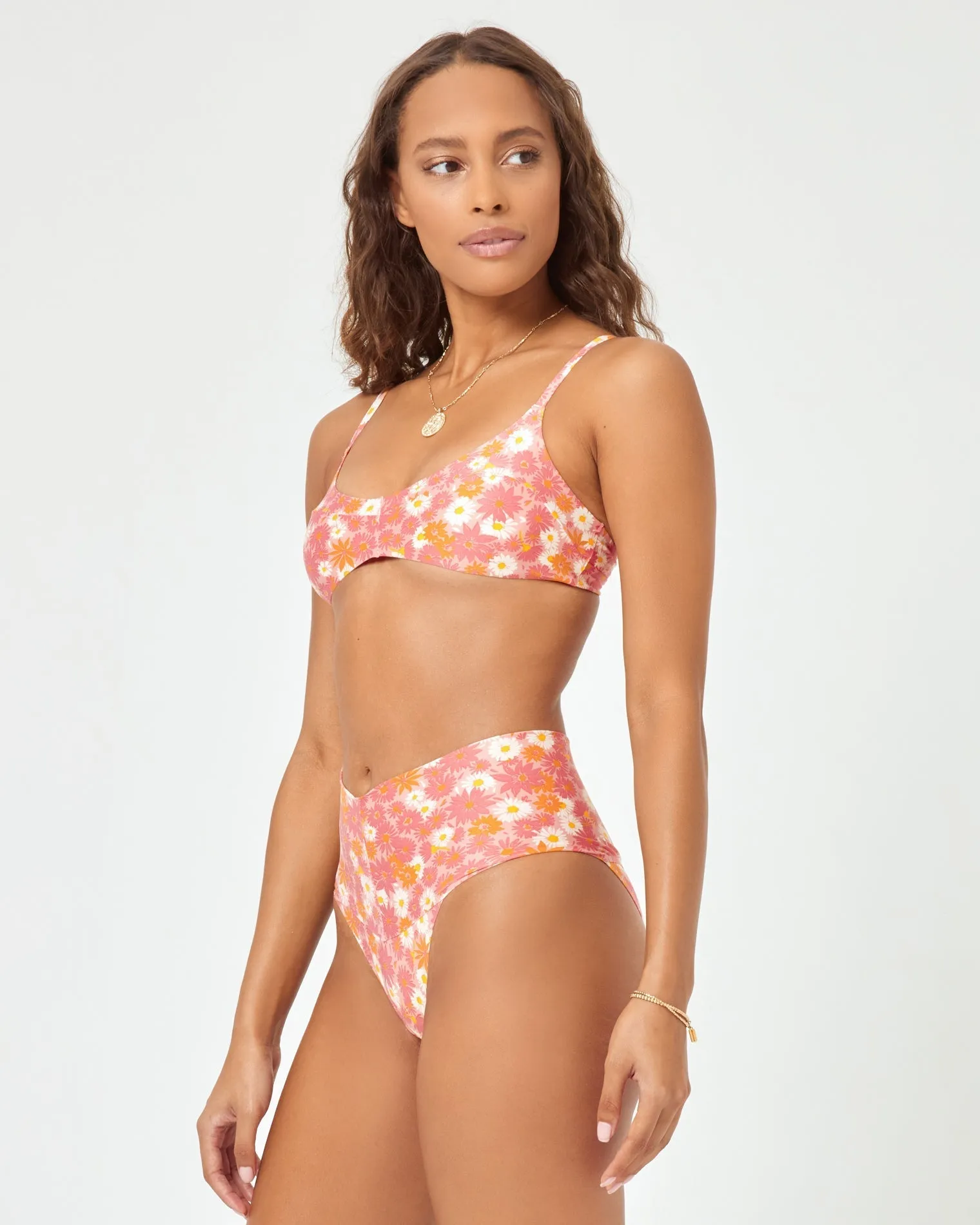 Printed Seamless Ry Bikini Bottom - When In Bloom