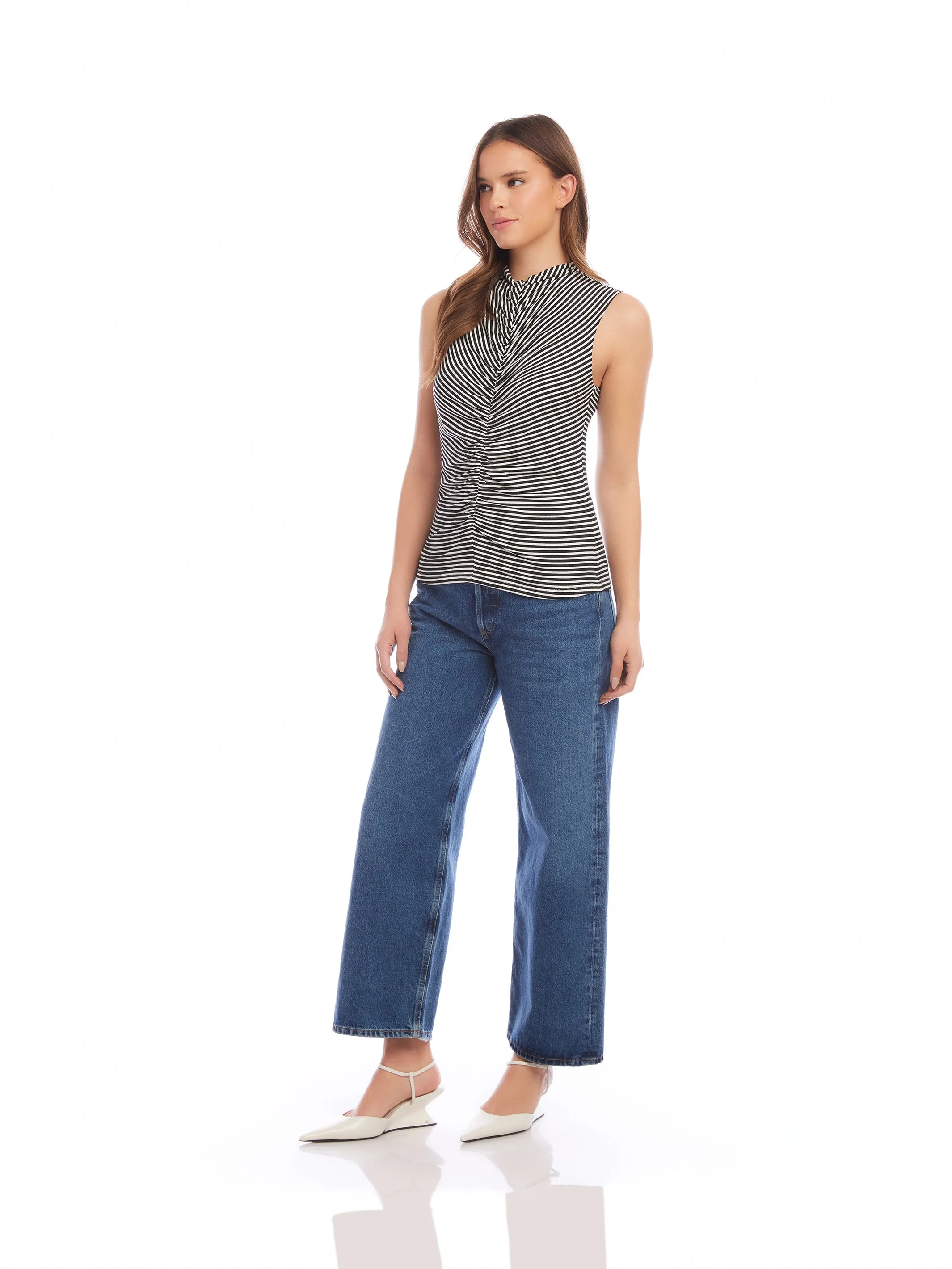 Shirred Tank Top