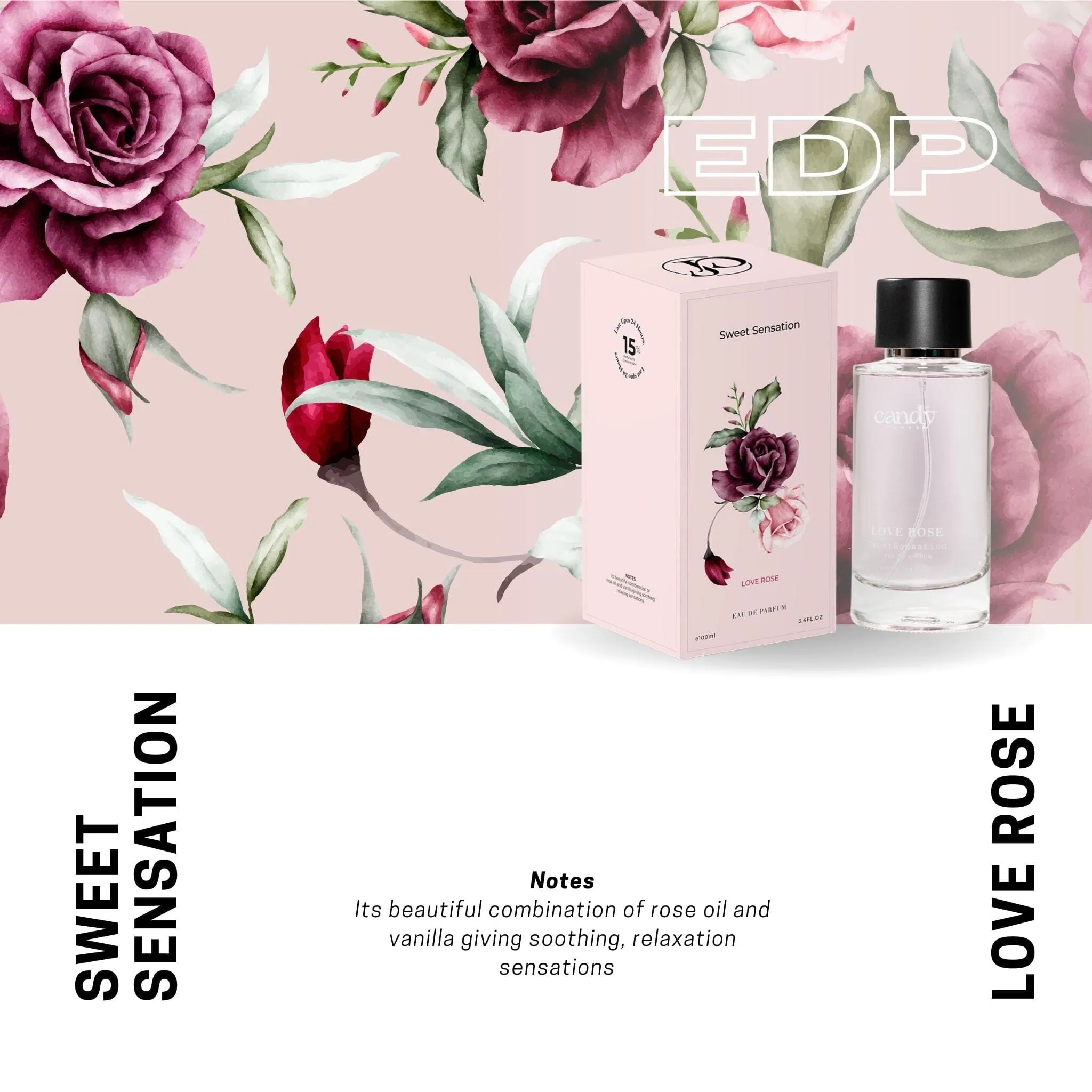 Sweet Sensations - Love Rose EDP (100ml)
