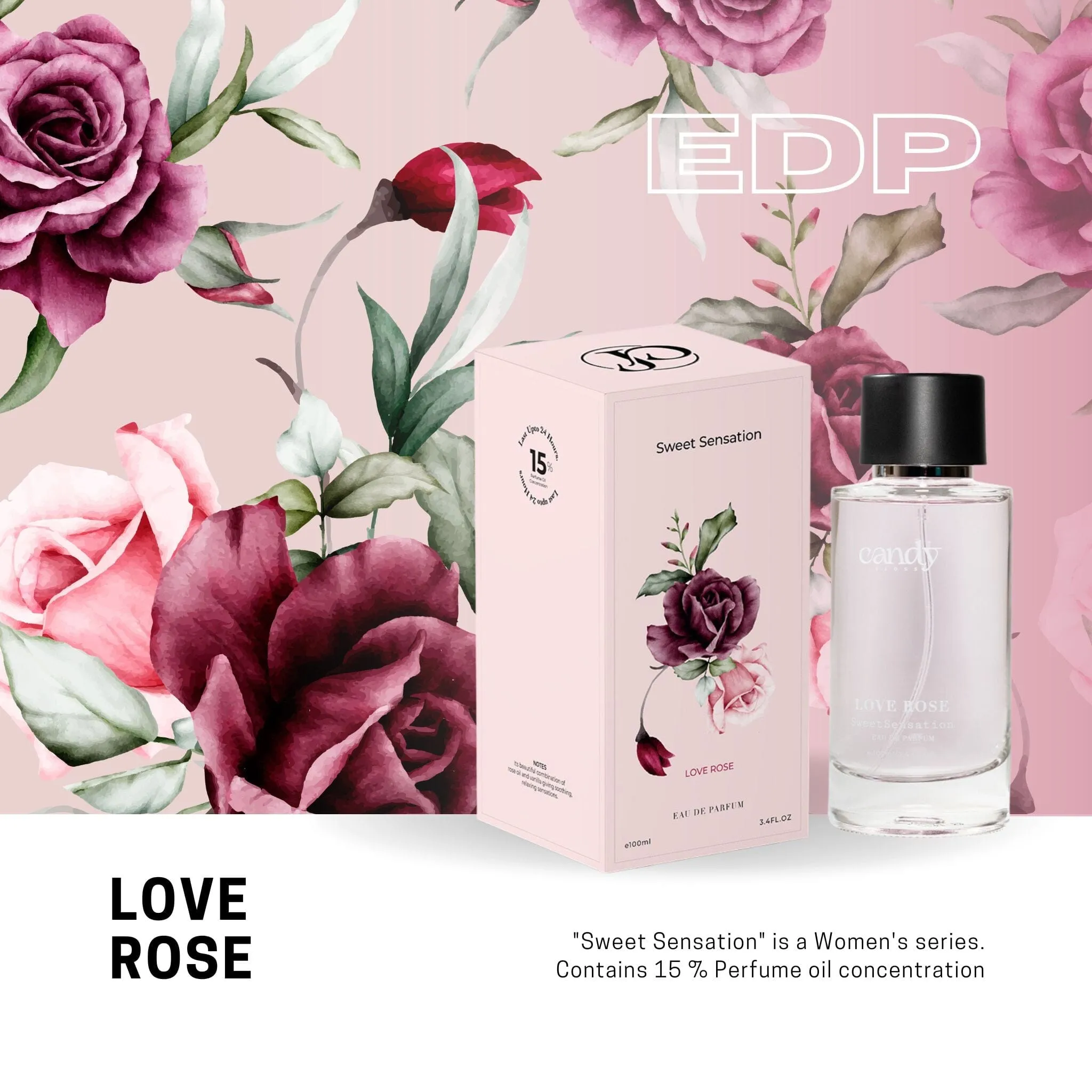 Sweet Sensations - Love Rose EDP (100ml)