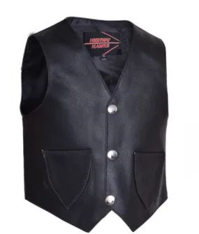 Toddlers Leather Vest
