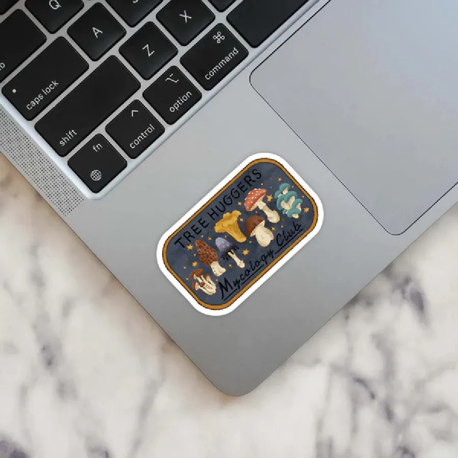 Tree Hugger Mycology Club Sticker