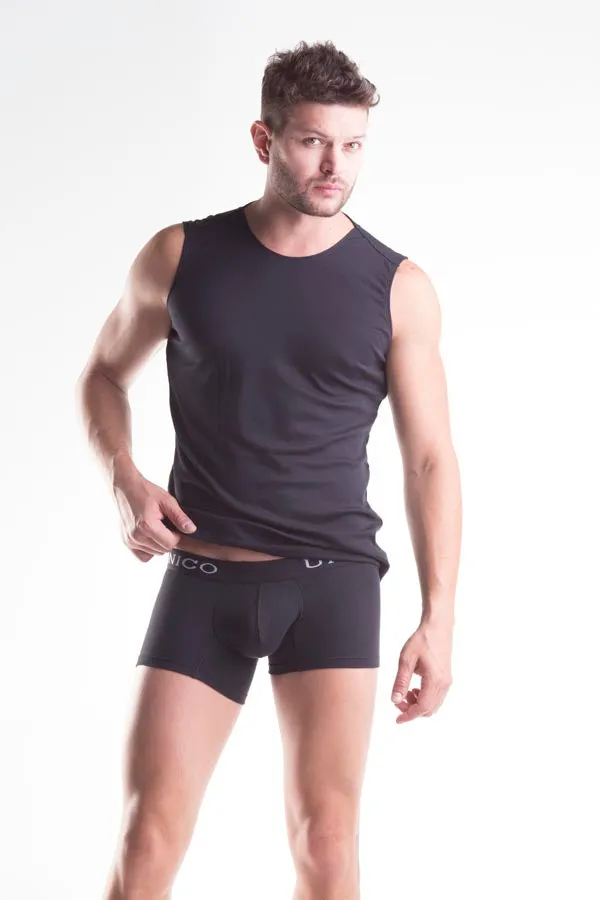 Unico Classic sleeveless ETERO Black COTTON