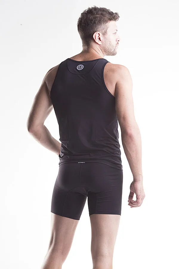 Unico Gift Set Microfiber: Classic VEST Black and Classic BOXER Long Leg