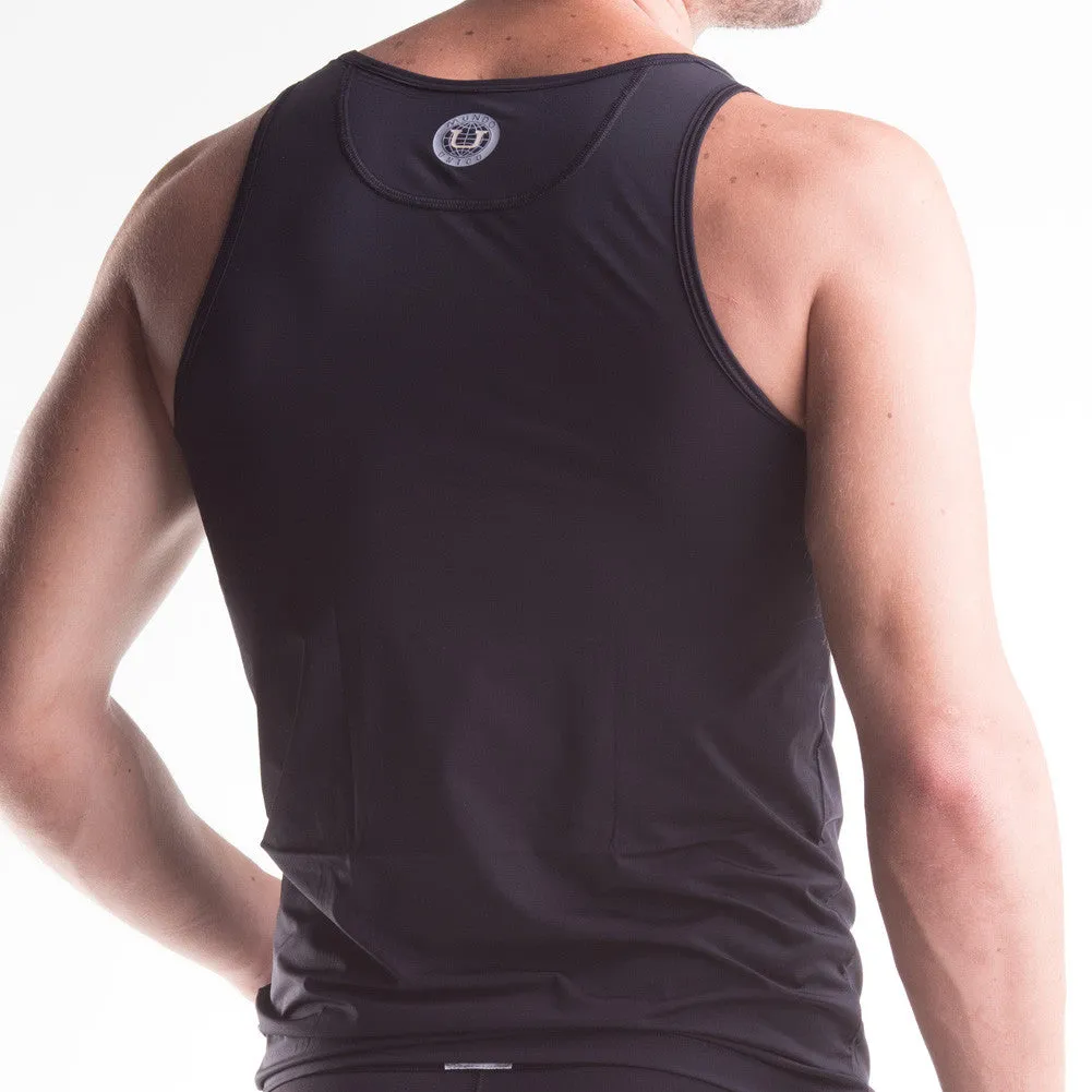 Unico Gift Set Microfiber: Classic VEST Black and Classic BOXER Long Leg