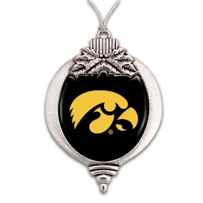 University of Iowa Hawkeyes Christmas Ornament Crystal
