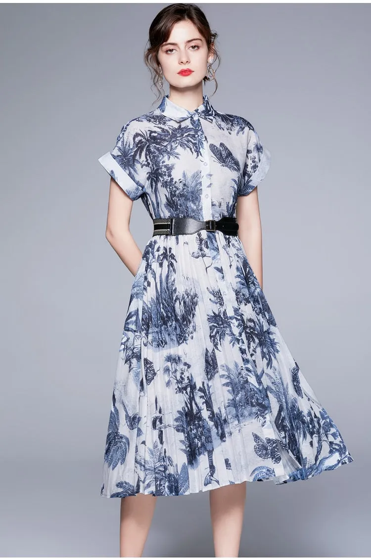 Women Vintage Elegant Casual Fashion Dress