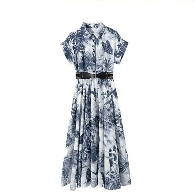 Women Vintage Elegant Casual Fashion Dress